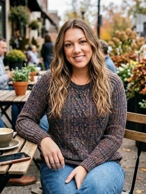 Crew Neck Sweater, Multi Color